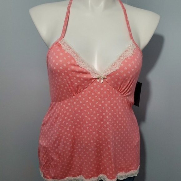 Camisole Peace Fingers Sweetheart Scanty – Taille M, Coton Multicolore